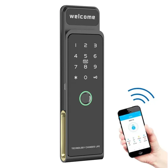 Tuya Bluetooth Wireless Biometric Fingerprint Cabinet Lock Wardrobe Furniture Sauna Cabinet Locker Lock