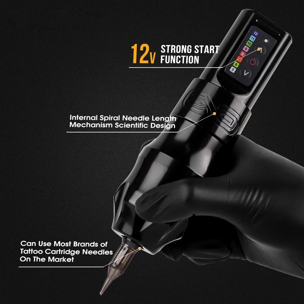 Ambition Exo Wireless Tattoo Gun Professional Japanese Motor Rotary