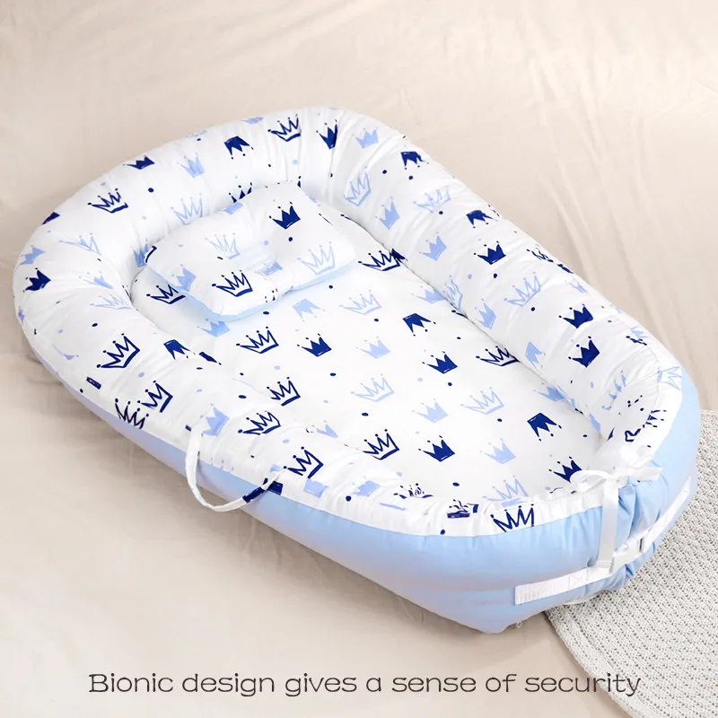 Cpc Astm Cpsia Certified Baby Lounger & Baby Nest For Newborn Portable Bed Soft Infant