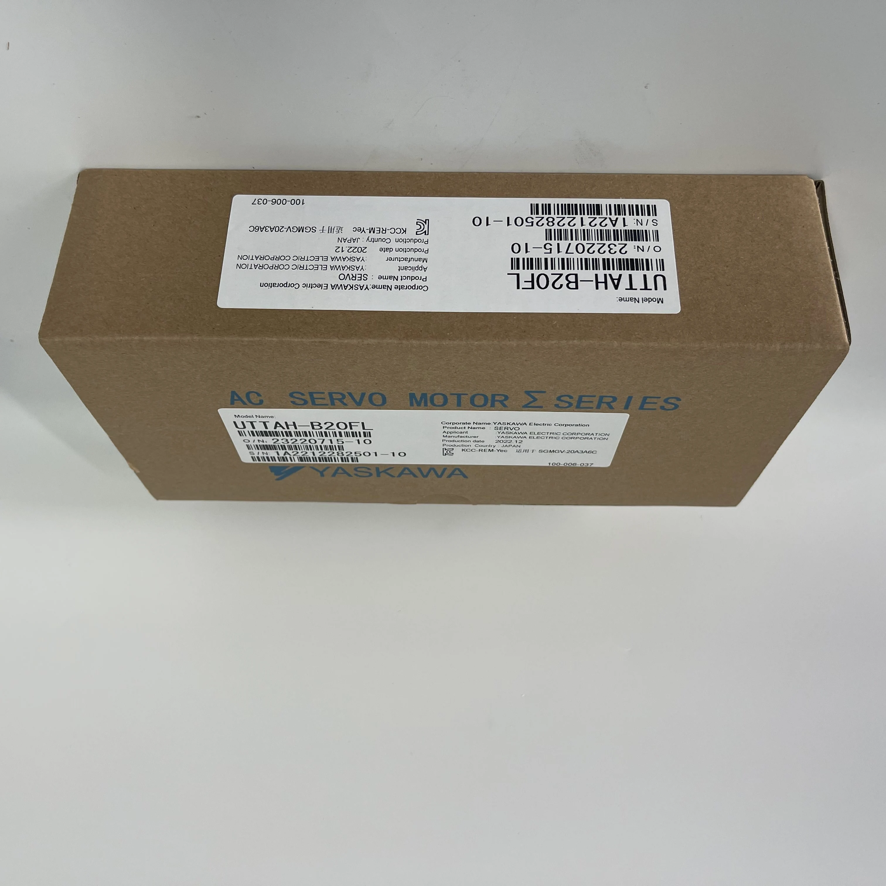 YASKAWA Servo Motor Accessory UTTAH-B20FL YASKAWA Servo Motor Accessory UTTAH-B20FL