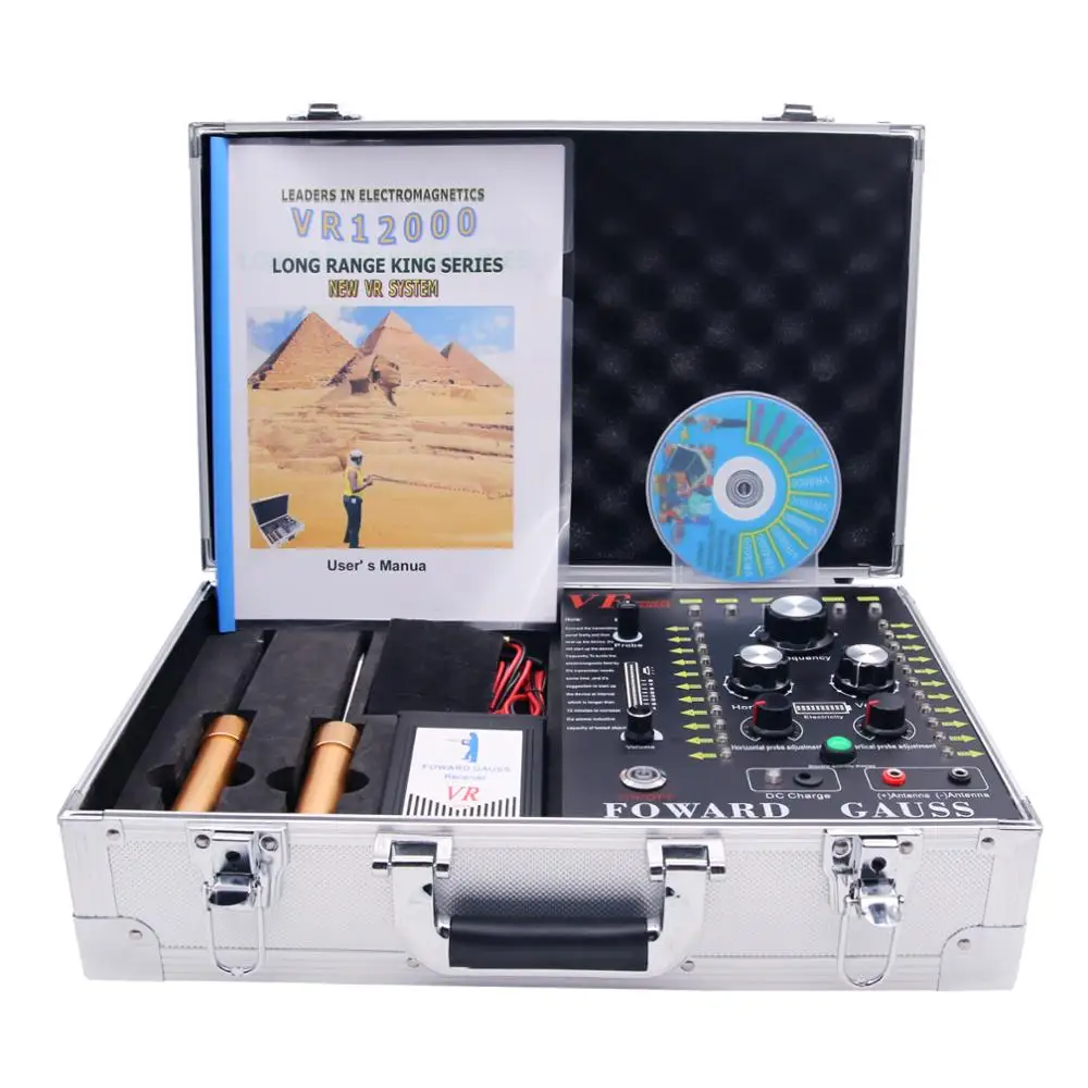 TZT VR-12000 Gem Range 100-3000M Depth 5-250m Gold Detector