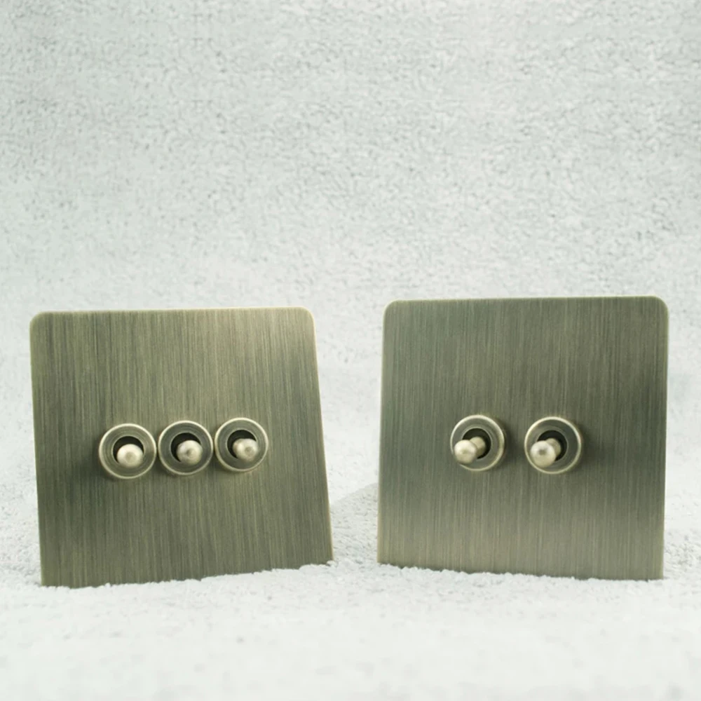 Interruttori Luce Ovali Bronzo Antico OAB3, Prese Spina, Dimmer, Cucina - Foto 12