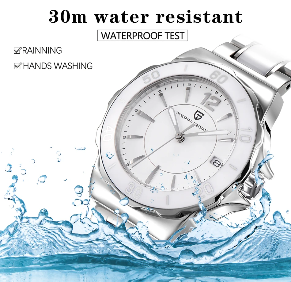 Pagani CX-2555 Célèbre Marque Dames Quartz En Acier Inoxydable de Haute Qualité Résistant À L'eau Mode Femmes Montre-Bracelet