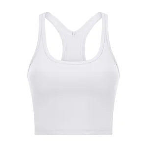 TOPKO Yoga Vest Women's Skin Friendly Naked Feeling Fitness Shockproof Sports Bra