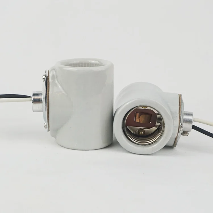 Porcelain Socket Twin 2 Circuito Medium  Base Ceramic E26 Lamp Holder