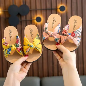 Fashion Summer Girls Bohemian Style Flip-flops Sandals Flat Bottom Shoes Beach Slippers