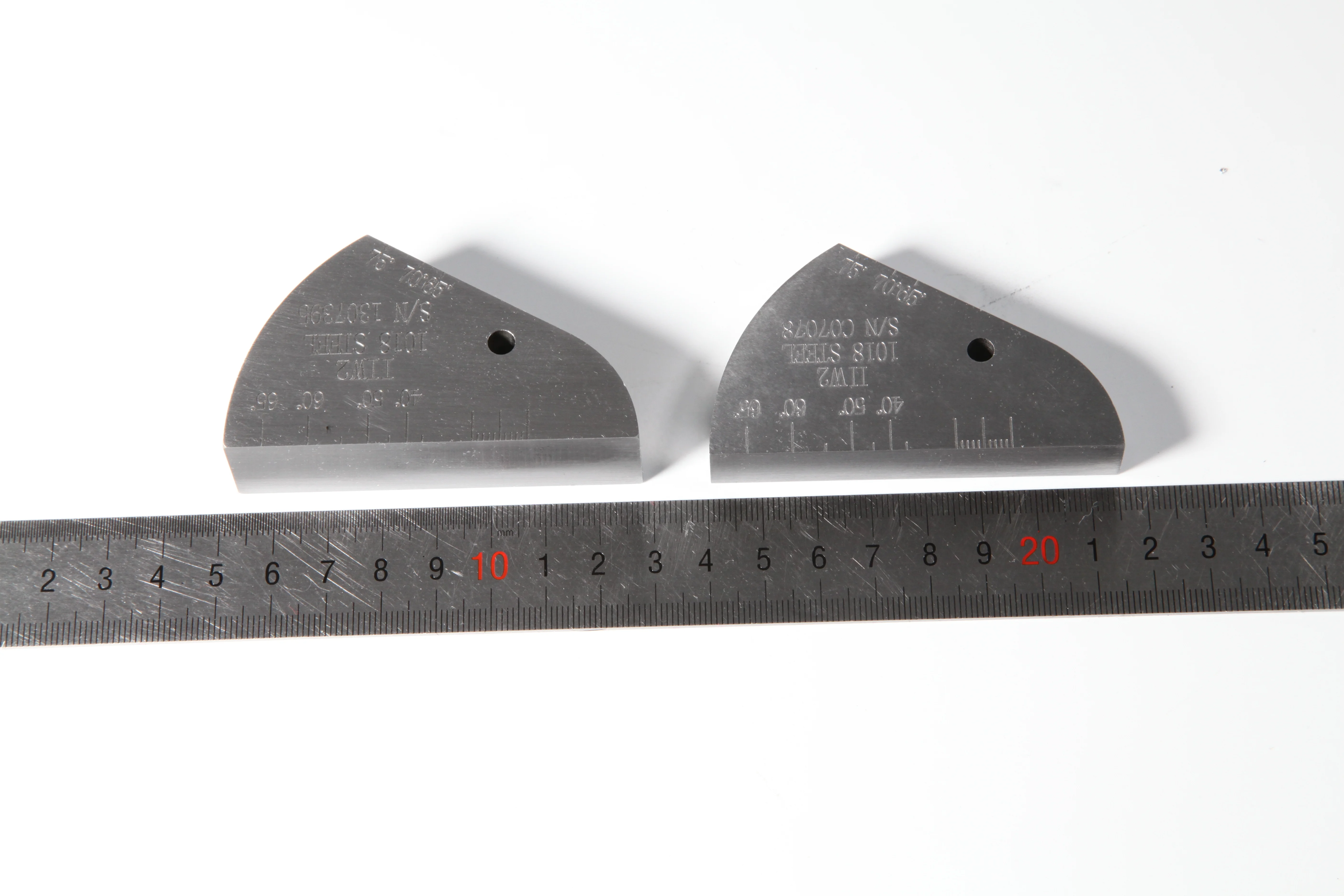 Standard Carbon Steel Ultrasonic Calibration Block V2 For Ultrasonic