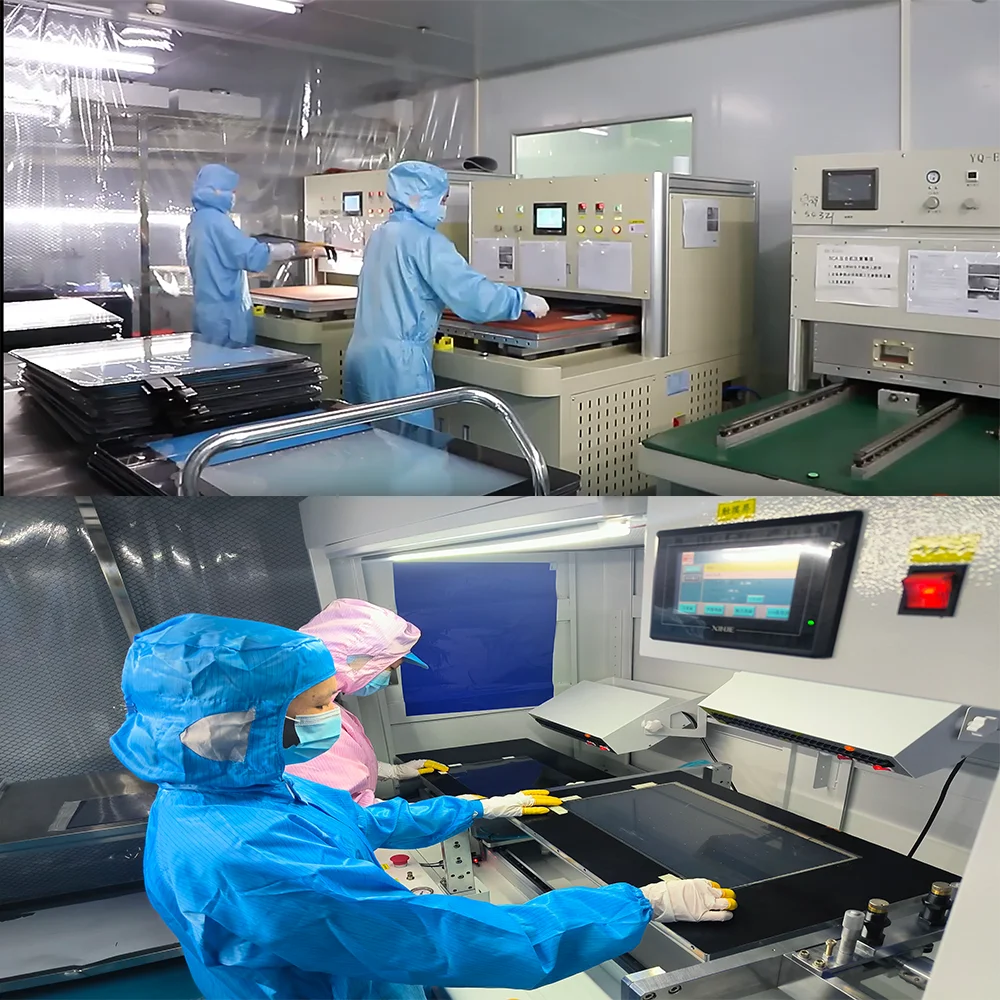 OKE 21.5 Inch Open Frame Touch Screen Panel Industrial Interactive Raspberry Pi Rs232 Ip65  Tft Lcd EETI Pcap Touchscreen