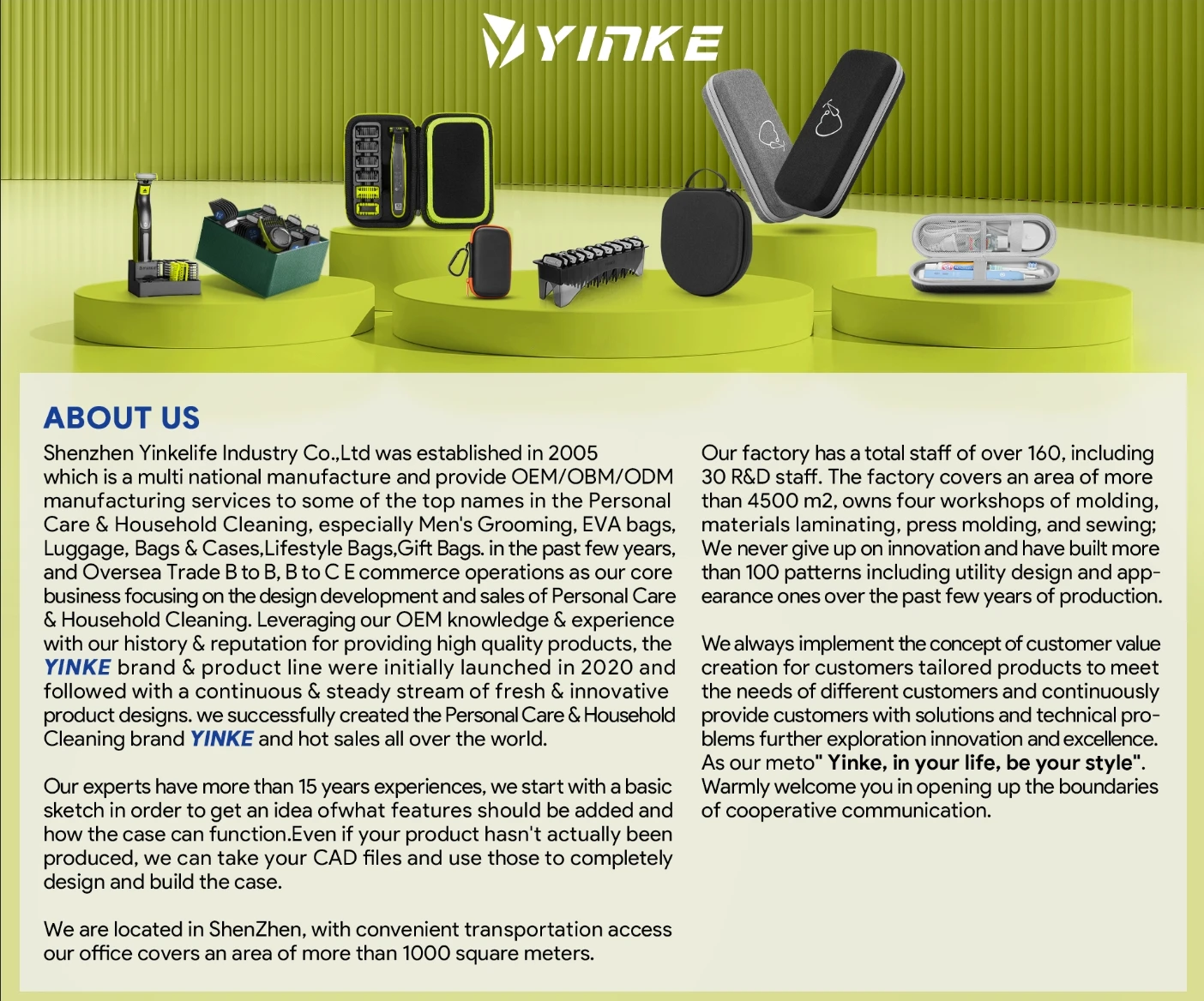 Yinke Waterproof Durable Nose Hair Trimmer Replacement Blade Head For