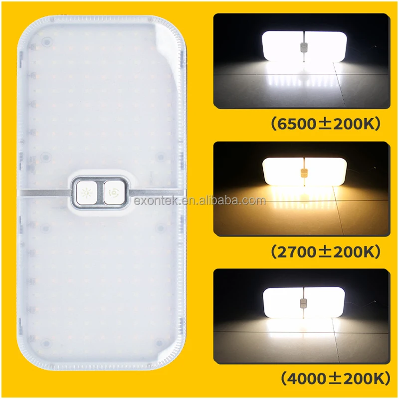 Wholesale 2023 Trending 3 Color Adjustable 204led Rv Led Dome Ceiling