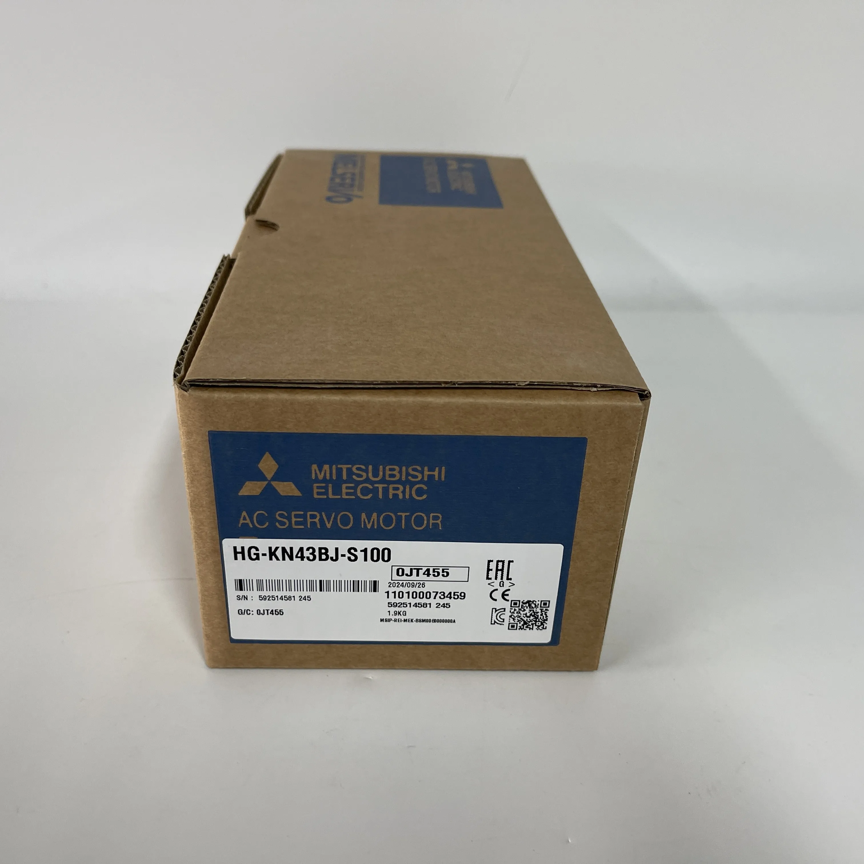 MITSUBISHI AC Servo Motor HG-KN43BJ-S100 MITSUBISHI AC Servo Motor HG-KN43BJ-S100