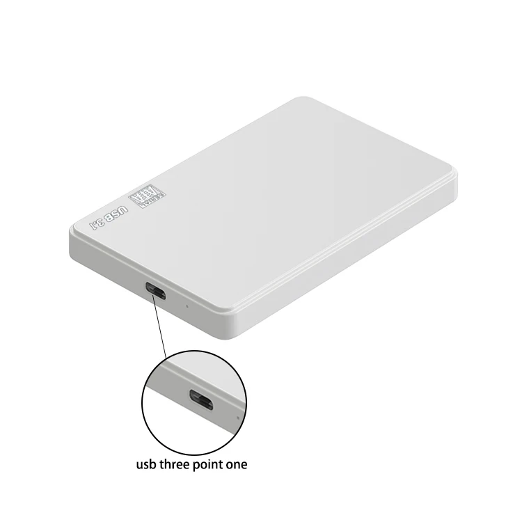 2.5 Inch Usb 3.1 Type-c Laptop Hard Drive Case Solid State Mechanical With Protective Bag Portable Move Hard Drive Box - Buy Solid State Drive External Box usb 3.1 Transmission Rate Tall usb Interface Is Secure And Durable 2.5 Inch Usb 3.1 Hard Drive Case move Hard Drive Box Type C mechanical Solid State Hard Drive Box usb 3.1 Secure And Durable Hard Drive Box white Plastic Glue Hard Drive Box