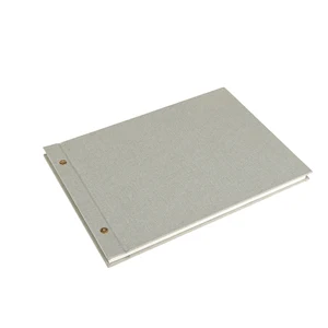 Customize Memory Rechargeable Logo with Gold Foil Stamping Luxury Linen Bound Wedding Video Book