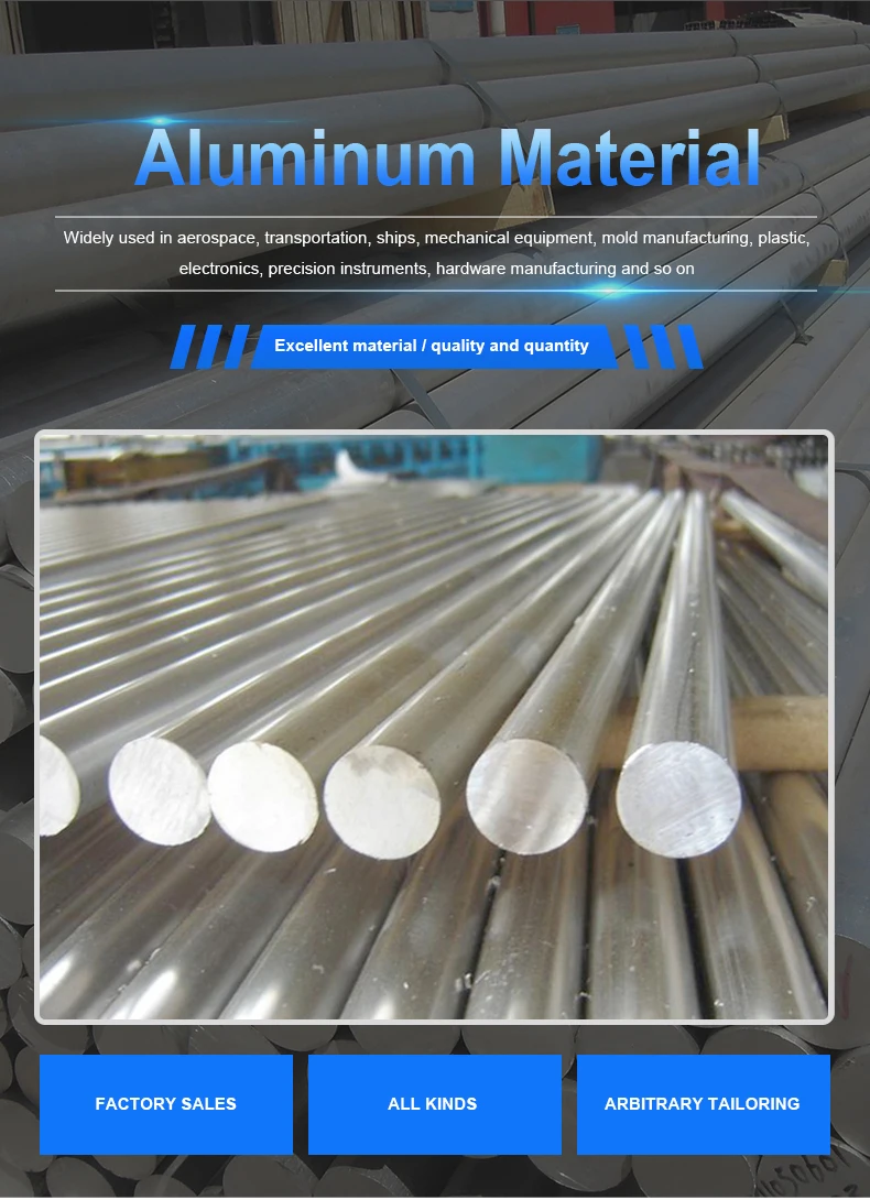 Extruded Aluminum Square Bar 1050 Alloy Aluminum Bar 20mm Large