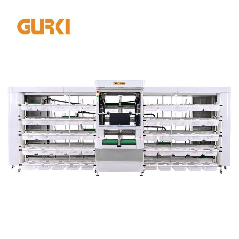 GURKI Automatic Seeding System Parcel Sorter Put Wall 3D Sorting Machine for E-commerce Logistics