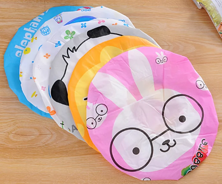 Неодноразовая Удобная шапочка для душа предотвращает намокание волос в душе многоразовая шапочка для ванны в отеле