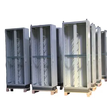 Industrially Suitable Outdoor Network Cabinet Carbon Steel With Stainless Galvanized IP65 Protection Level Metal Construction
