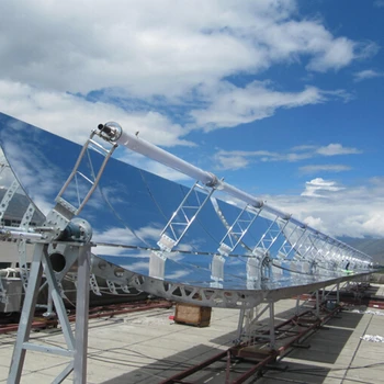 Concentrating Solar Power Plant Thermal Concentrator With Solar Tracker ...