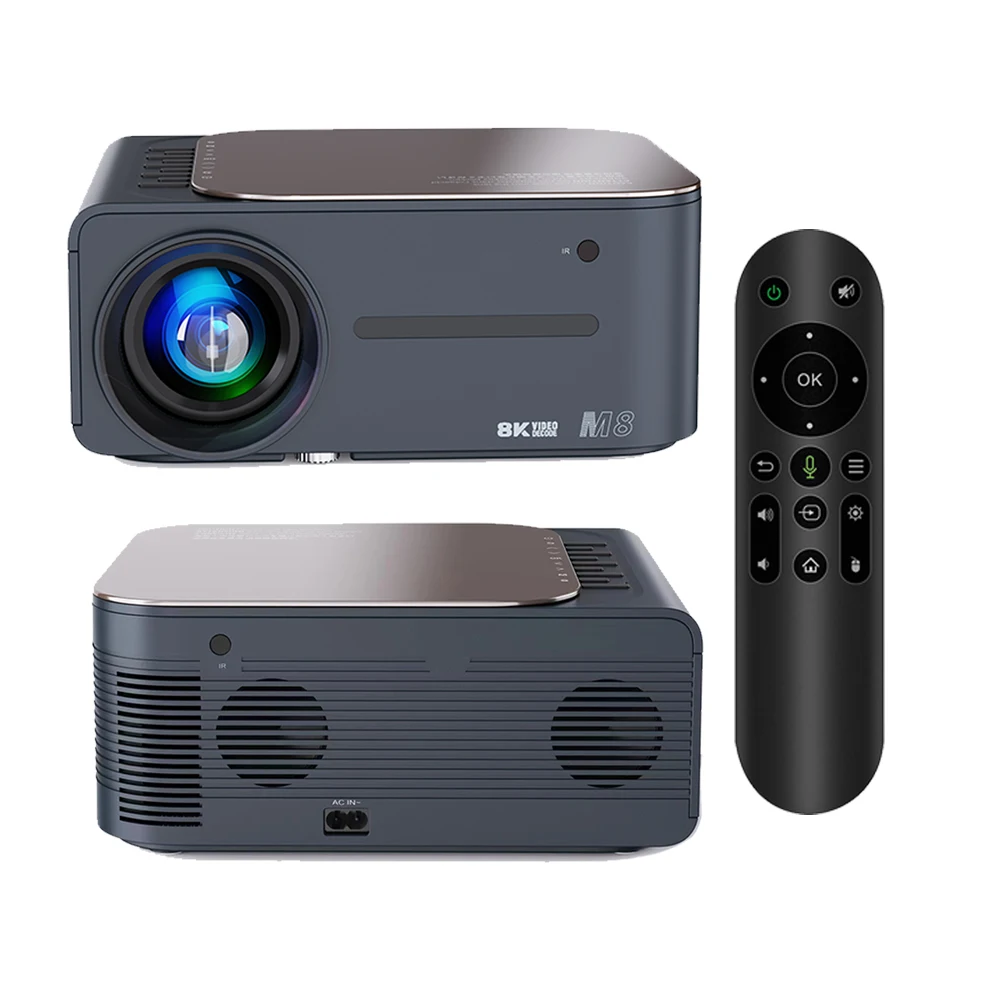 プロジェクター 1280*720P 4K 3Dをサポート、アメリカ用プラグ Magcubic プロジェクター 4K HD Android14 HY300 Pro Wifi6