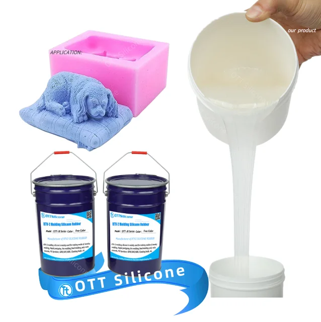 Have the longest shelf Life of All Mold Rubbers Two Parts Liquid Silicone For Cake Mold Making