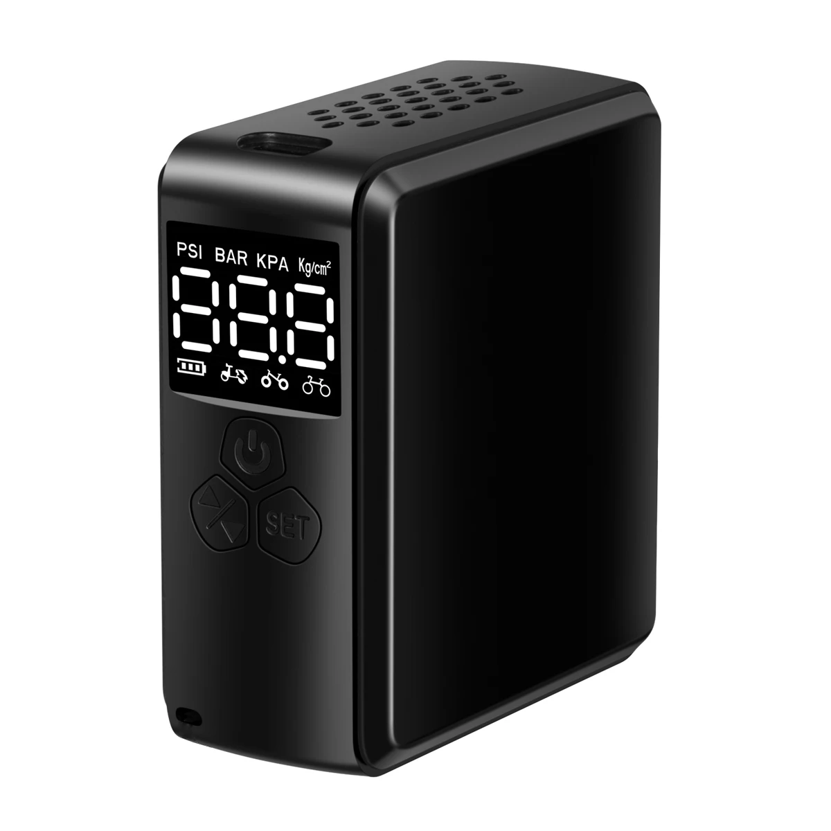 Портативный Мини Ручной велосипедный насос перезаряжаемый Электрический беспроводной насос для шин беспроводной воздушный насос 11,1 В 800 мАч * 3