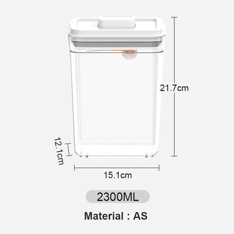 Square Container For Rice Multifunctional Large Square Capacity Rice Grain Storage Jar Grain Food ...