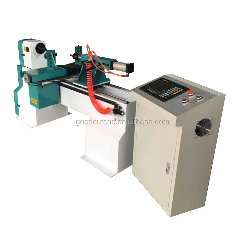 High Speed Cnc Wood Lathe Mini Machine with 2 Cutters