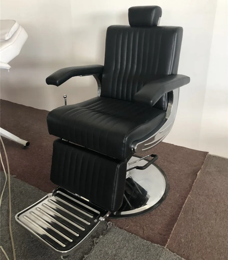 Kisen Hot Sale Salon Furniture Sillas De Barbero Profesional Barbershop  Equipment Haircut Reclining Barber Chair
