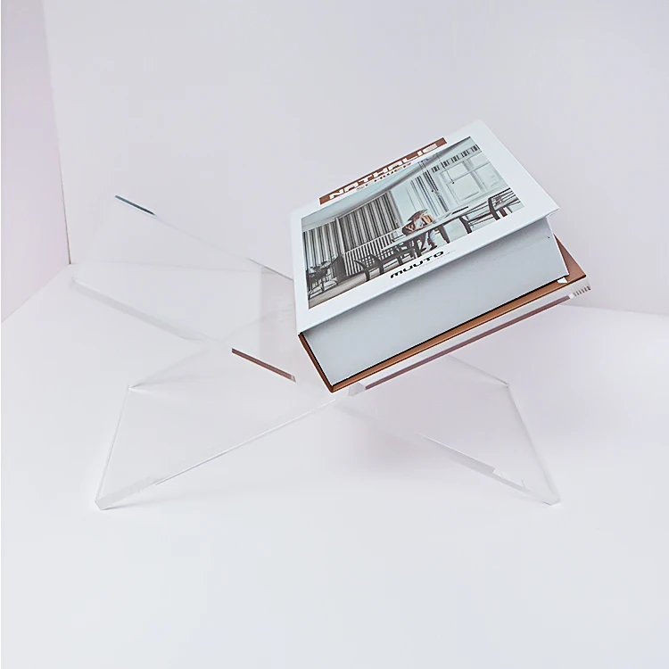Hot Sale Acrylic Open Book Stand Acrylic Easel Album Dictionary Stand