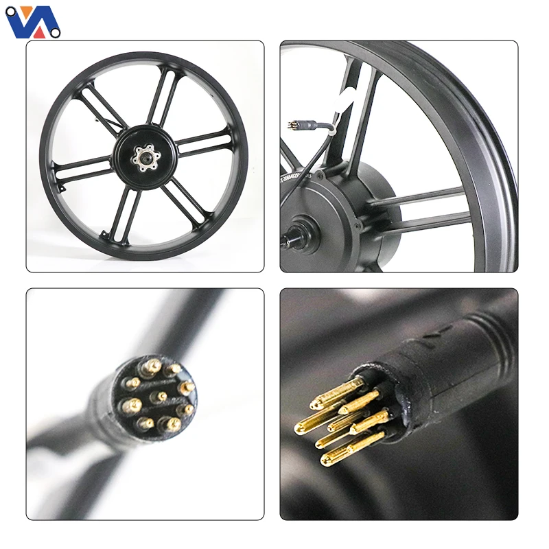 product new image motor wheel 48v 500w black plug electric bike conversion kit electric motor for bicycle repair electric bicycle part-6