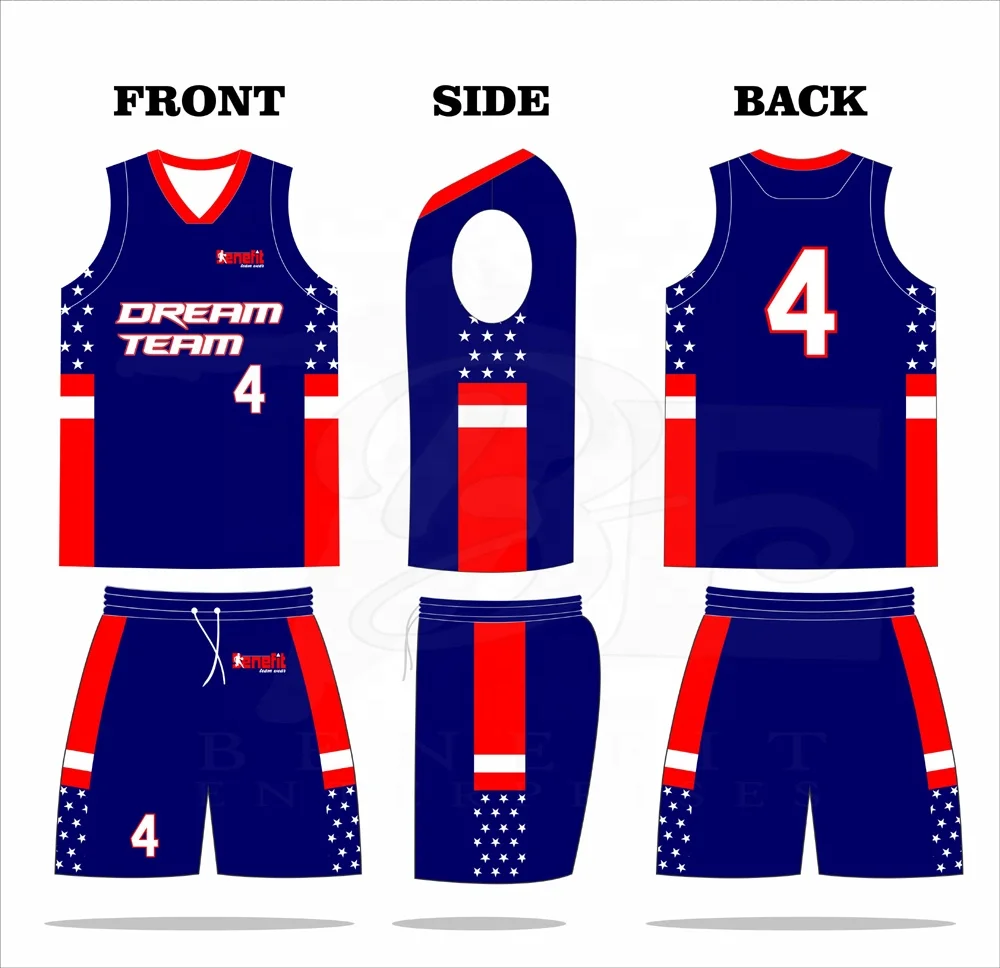 Custom Unique Design High End Quality Cheap Sublimation Quick Dry Basketball Jersey Uniform