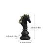 Black war horse