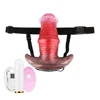 YC-2178 TD-T plug anal con arnés + vibración, colores mixtos