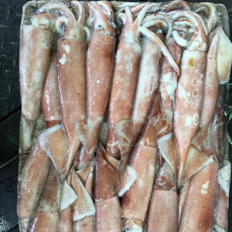 Замороженный кальмар Todarodes Pacificus, цена ниже 100 г