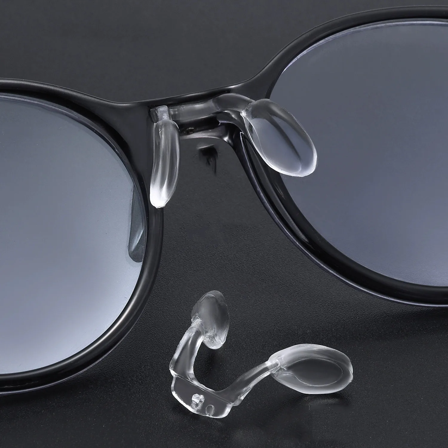 Naselli Regolabili Occhiali 40 Pezzi Naselli Silicone Per Occhiali - Antiscivolo, Trasparenti, Adesivi - Comfort Per Naso Naselli Silicone Trasparente - Foto 8