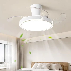 Hot Selling Indoor Ceiling Fan Lamps Smart 42 Inch Decorative Modern Ultra Thin Led Ceiling Fan Light