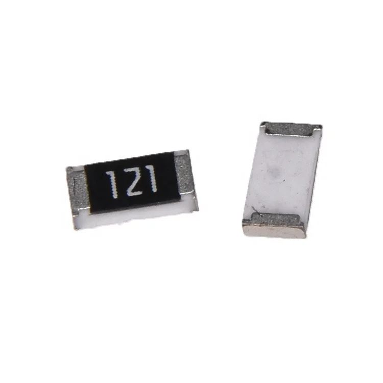Résistances à couches épaisses SMD Jeking de 120 ohms, 250 mW (1/4 W), tolérance de 5 %, coefficient de température de 100 ppm/°C, référence RC1206JR-07120RL