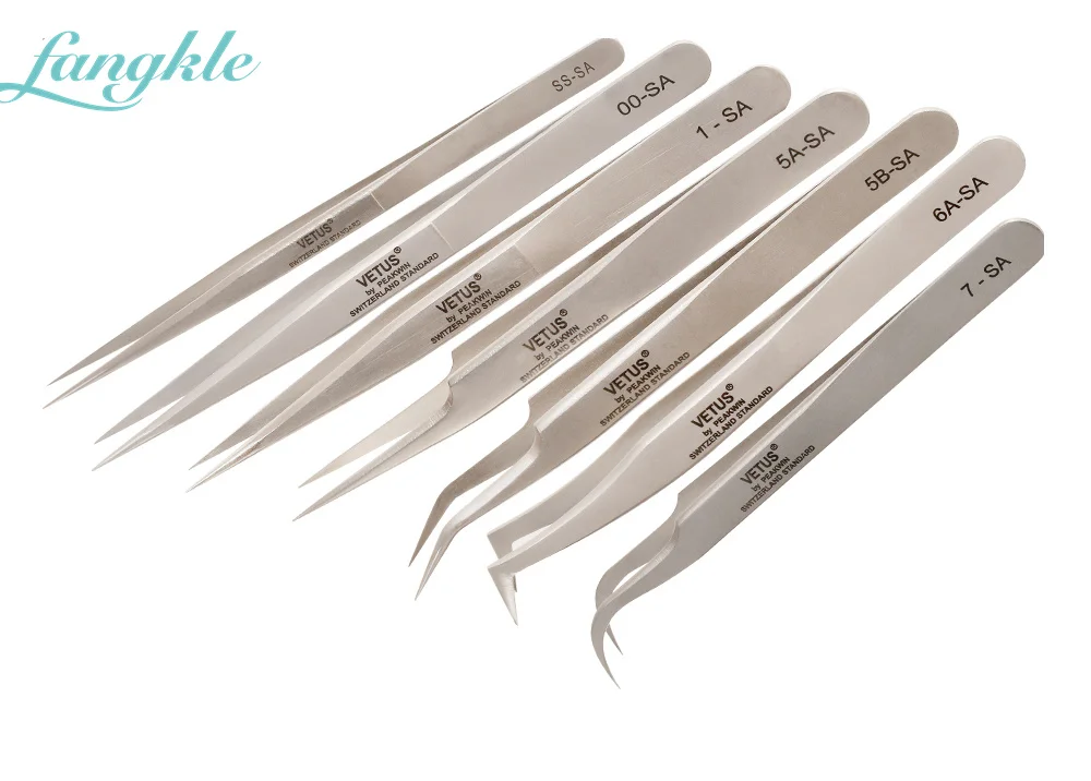 Hotselling Vetus Cs Eyelash Extension Tweezer Stainless Steel Eyelash