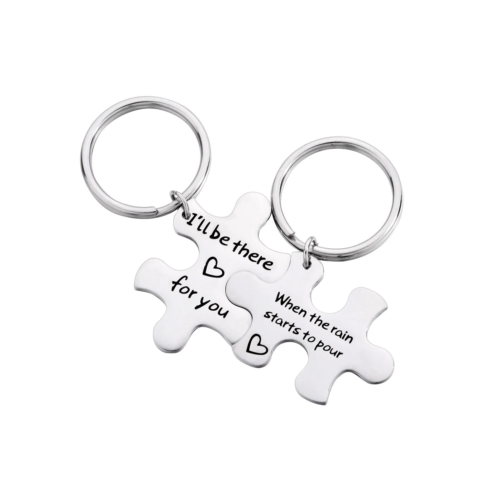 Loftily Jewelry Personalized Puzzle Couple Jewelry Lovers Promise Keyring Diy Stainless Steel Keychain Buy Valentine S Day Gift Sets Puzzle Piece Keychain Personalized Funy Couples Lovers Promise Puzzle Keychains Stainless Steel Metal Puzzle Keychain