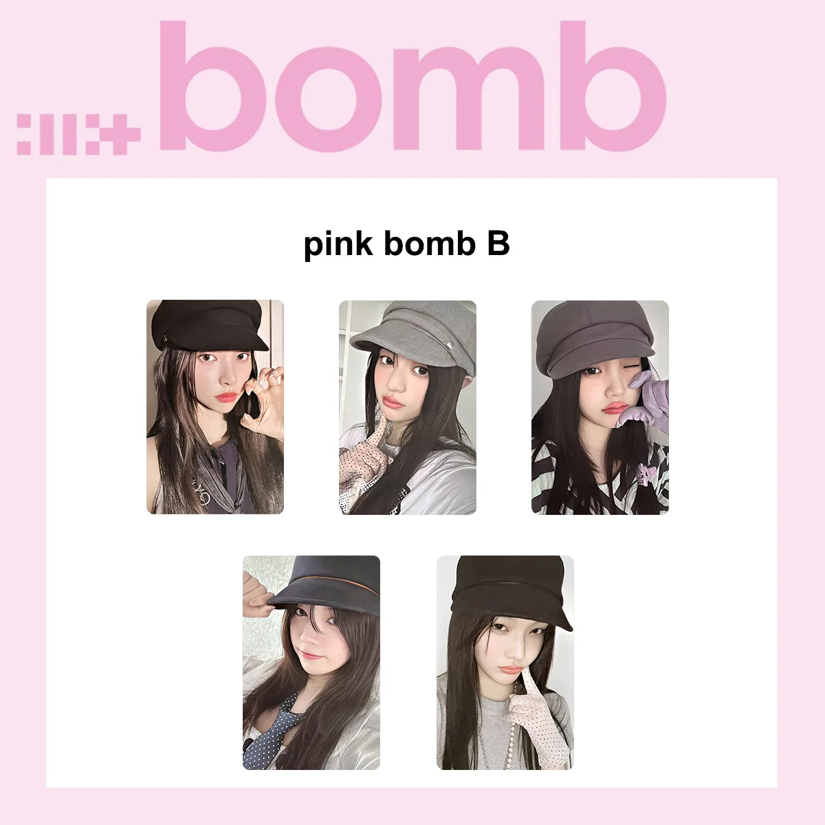 Kpop Illit Mini 3 ° Álbum Bomba Cartão Lomo 2025 Novo Álbum HD