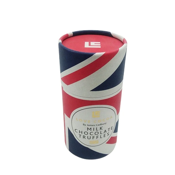 Elegant Custom Printing Candy Round Paper Box for Wedding Gift