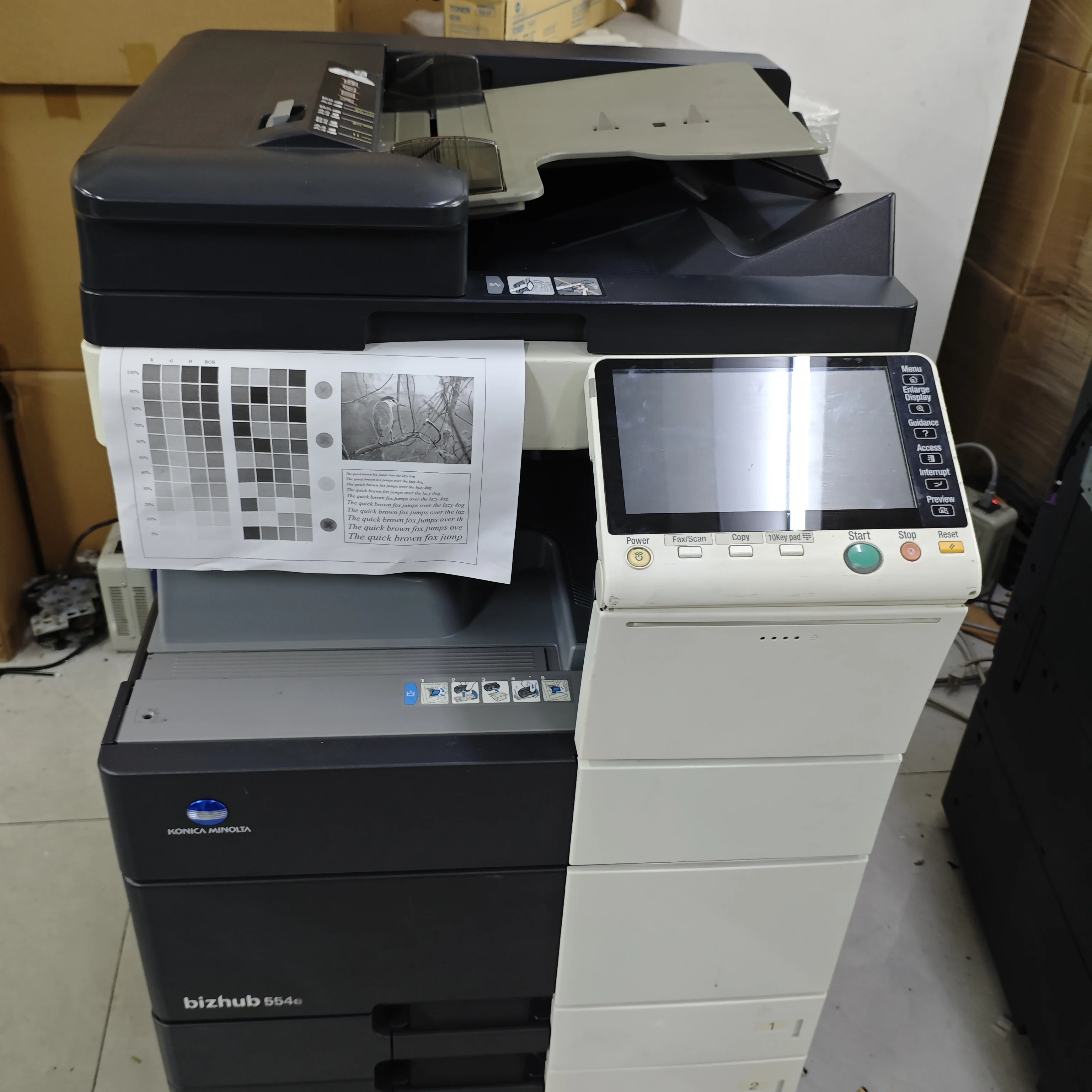 Konica Minolta BizHub 554 554E High-Speed Black and White Copiers
