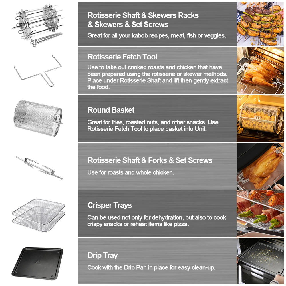Air Fryer Accessories Set, Oven Accessories, Air Fryer Tools/rack
