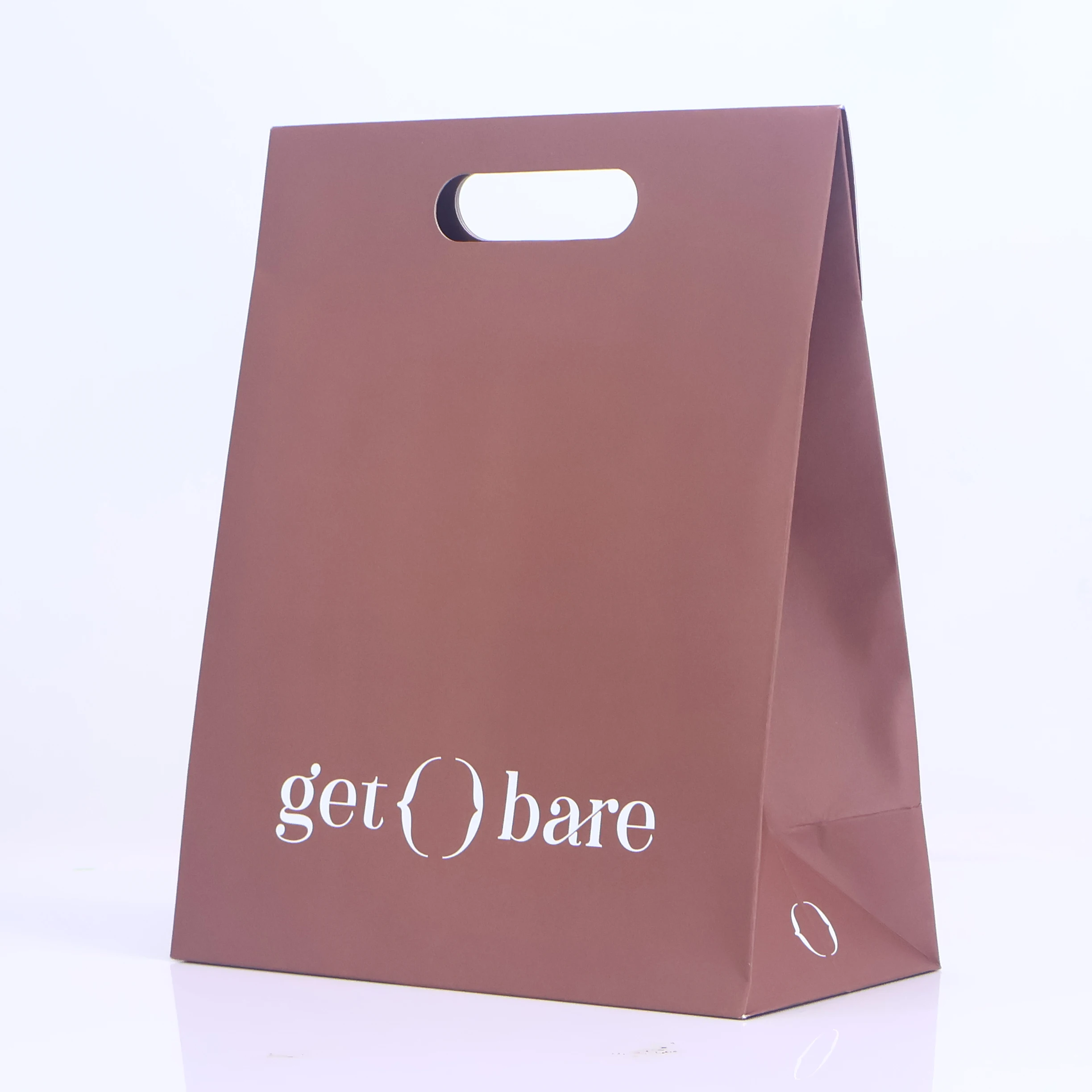 Luxury Die Cut Handles Design Shopping Packaging Custom Gift Make up ...