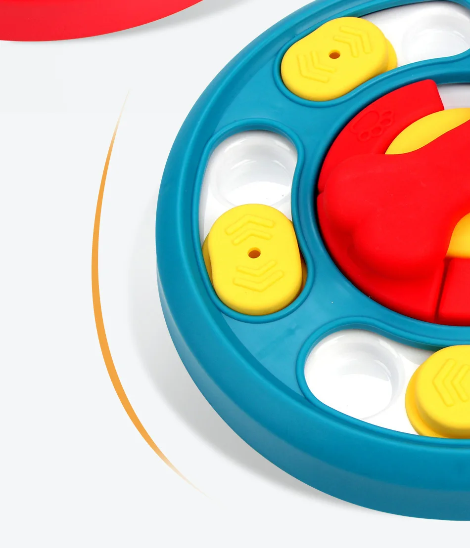 Pet Toys New Rotary Feeding Toys Slow Food Bowl Dog Rotary Table Gnawing Resistance Training Puzzle Dog Toys manufacture