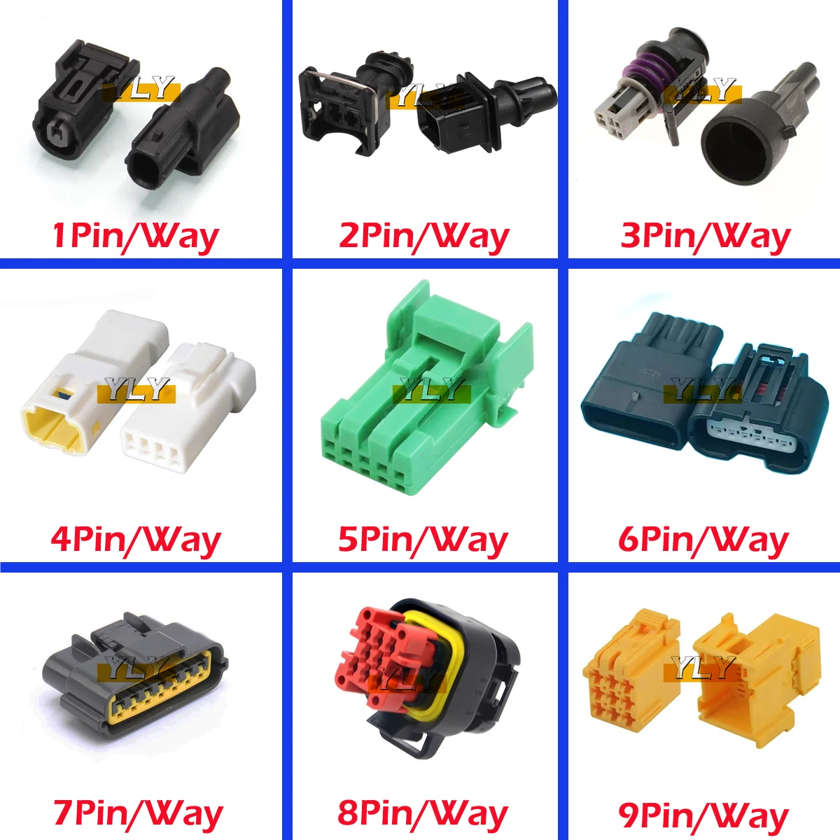 VW AUDI VAG 3 Way Pin Connector Kit for Parking Sensor Plug 4F0 973 703
