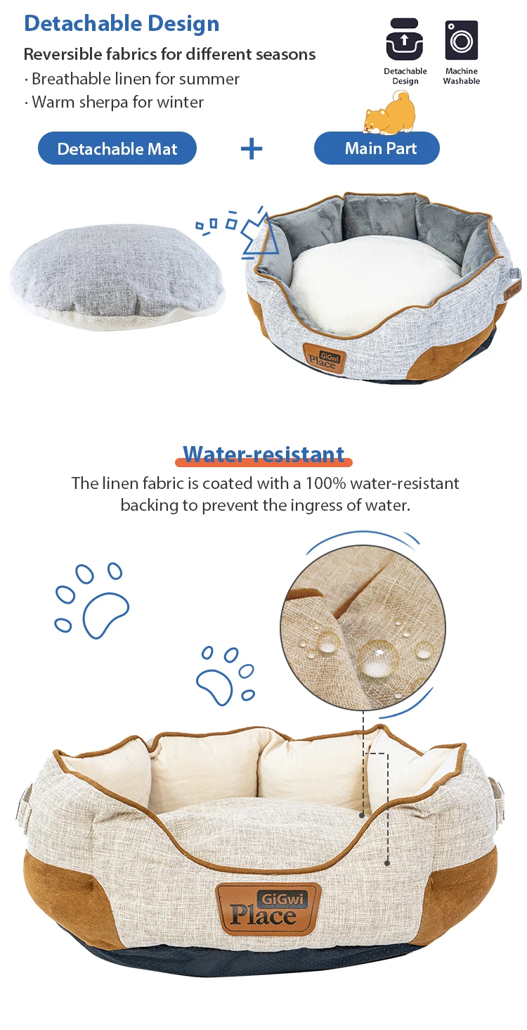Gigwi Wholesale Pet Beds Ddp All Season Dogs Bsci Picture Pet Beds & Accessories Solid Opp Bag