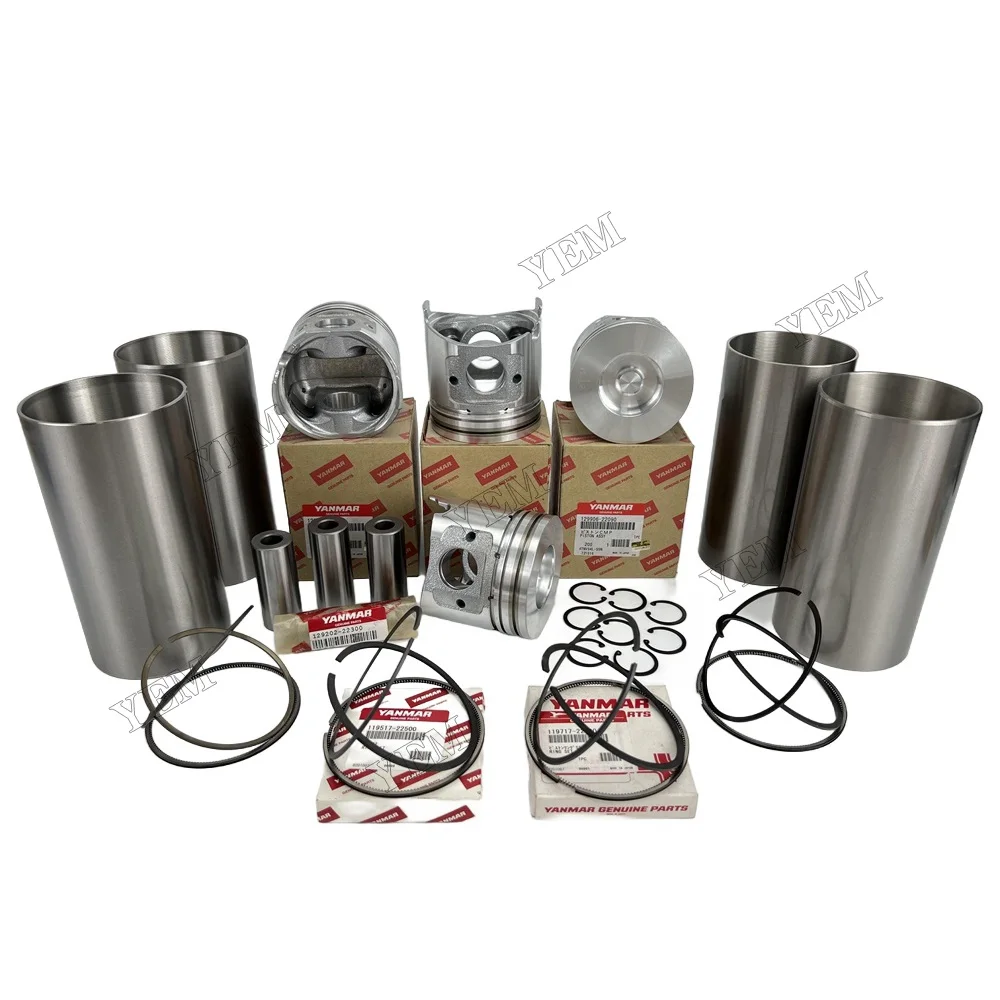 Hot Selling 2T72 2T75 2TNE66 2TNE68 Cylinder Liner Kit for Yanmar Repair Replacement