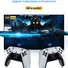 Video Game Games 64g 100000+ Games Video Game Console Video Gamepad Console 2.4G Wireless Controller HD Game Stick Box 4K 10000 Games 64GB Classic Retro TV Games For FC PS1 GBA