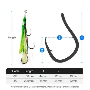 CHEERY J18+HK025 100g 150g 200g 250g 300g Saltwater Fishing Metal Jigging Lure Inchiku Hard Metal Jig Bait with Squid Skirt Hook – Metal Jig – view 3